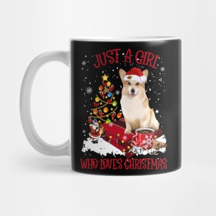 Corgi Just A Girl Who Loves Christmas Mug